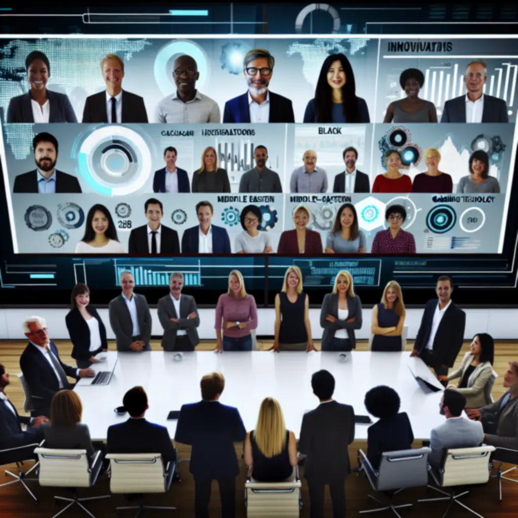 Zespół projektowy analizujący wyniki wdrożenia platformy Gaming System Labs