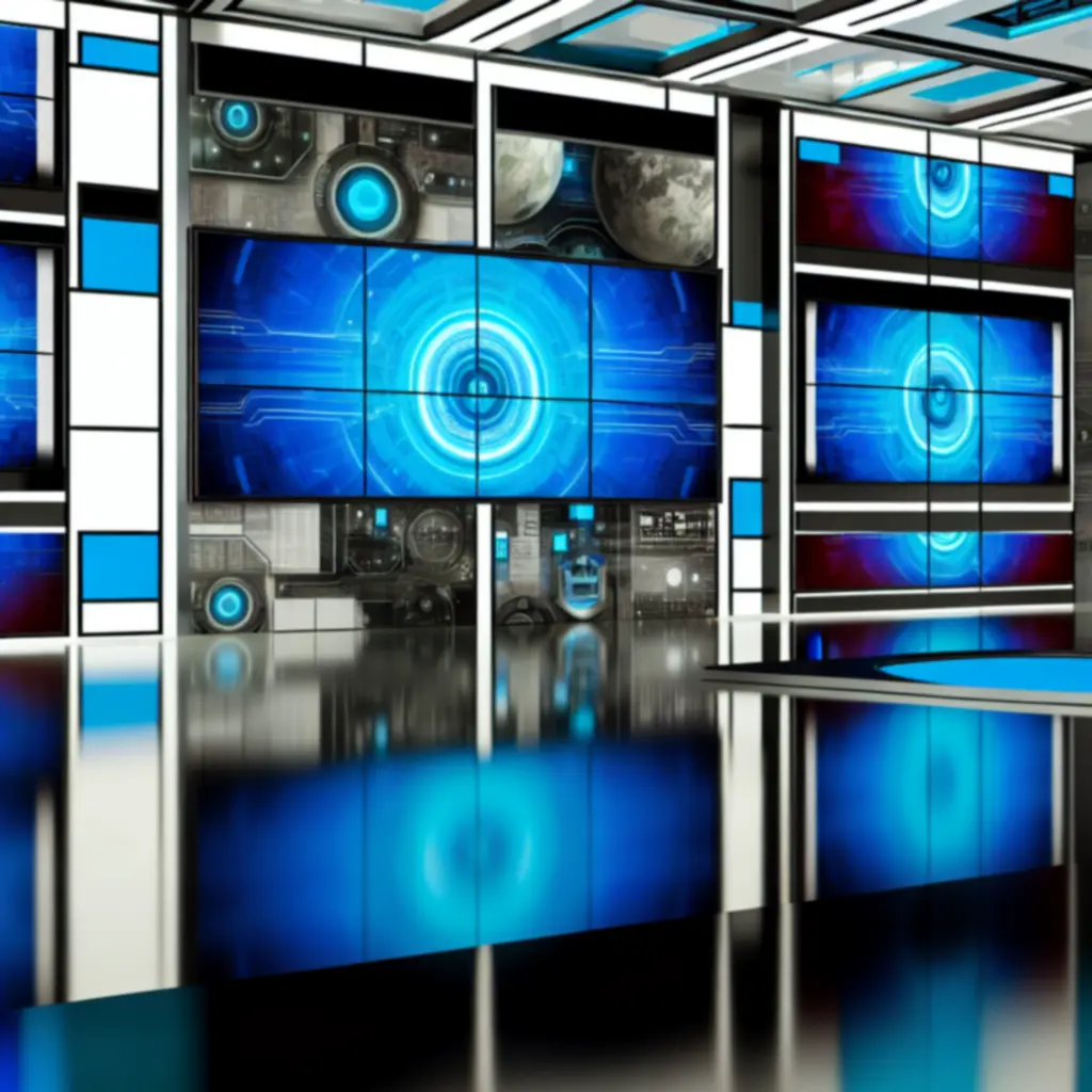 Nowoczesna platforma gamingowa prezentująca zaawansowany interfejs gracza