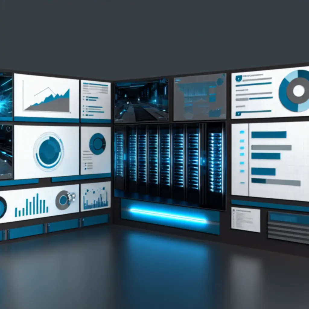 Panel operatorski platformy Gaming System Labs prezentujący zaawansowany pulpit nawigacyjny